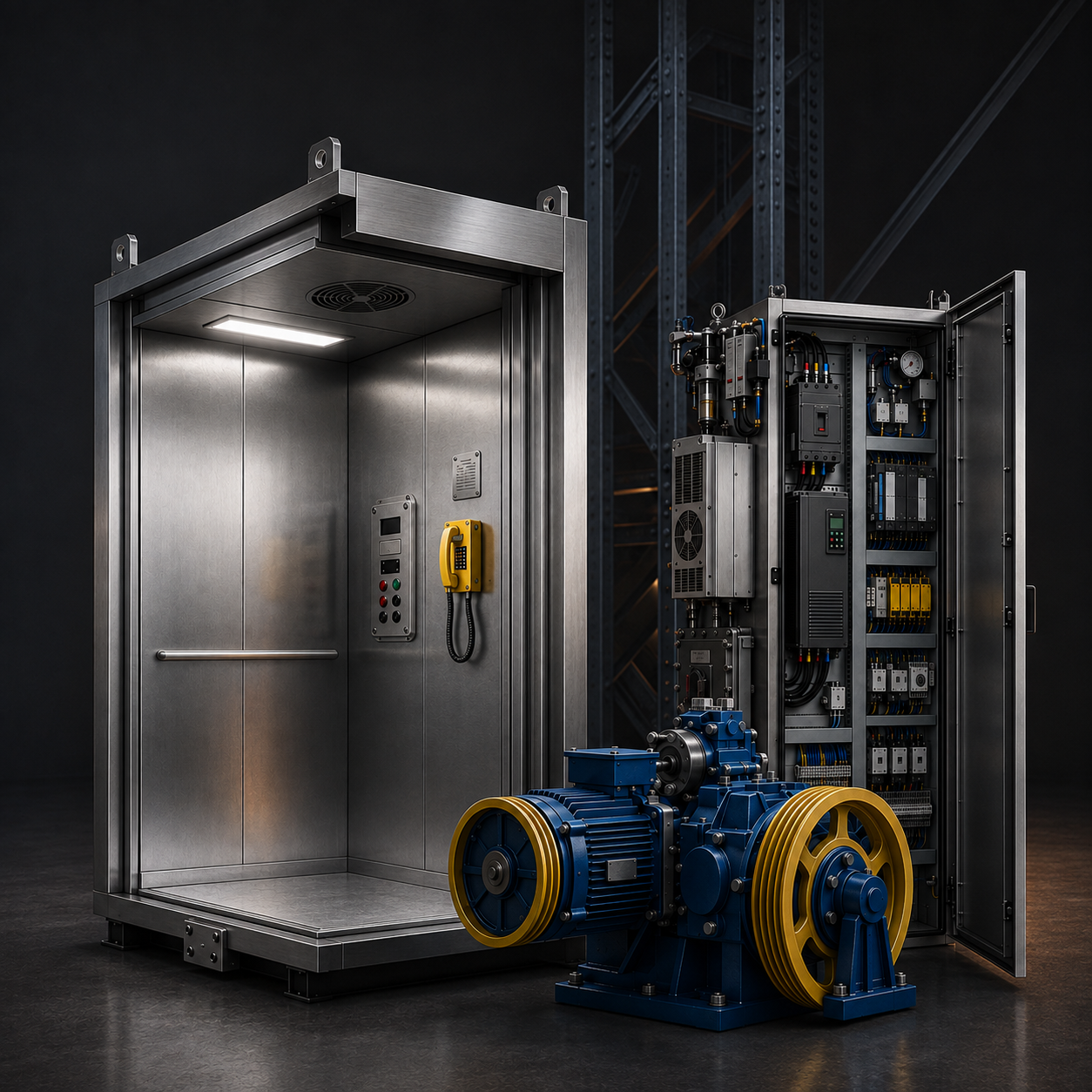 Industrial elevators